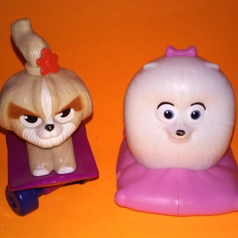 The Secret Life of Pets Gidget & Daisy Dog Burger King MCDs Toys